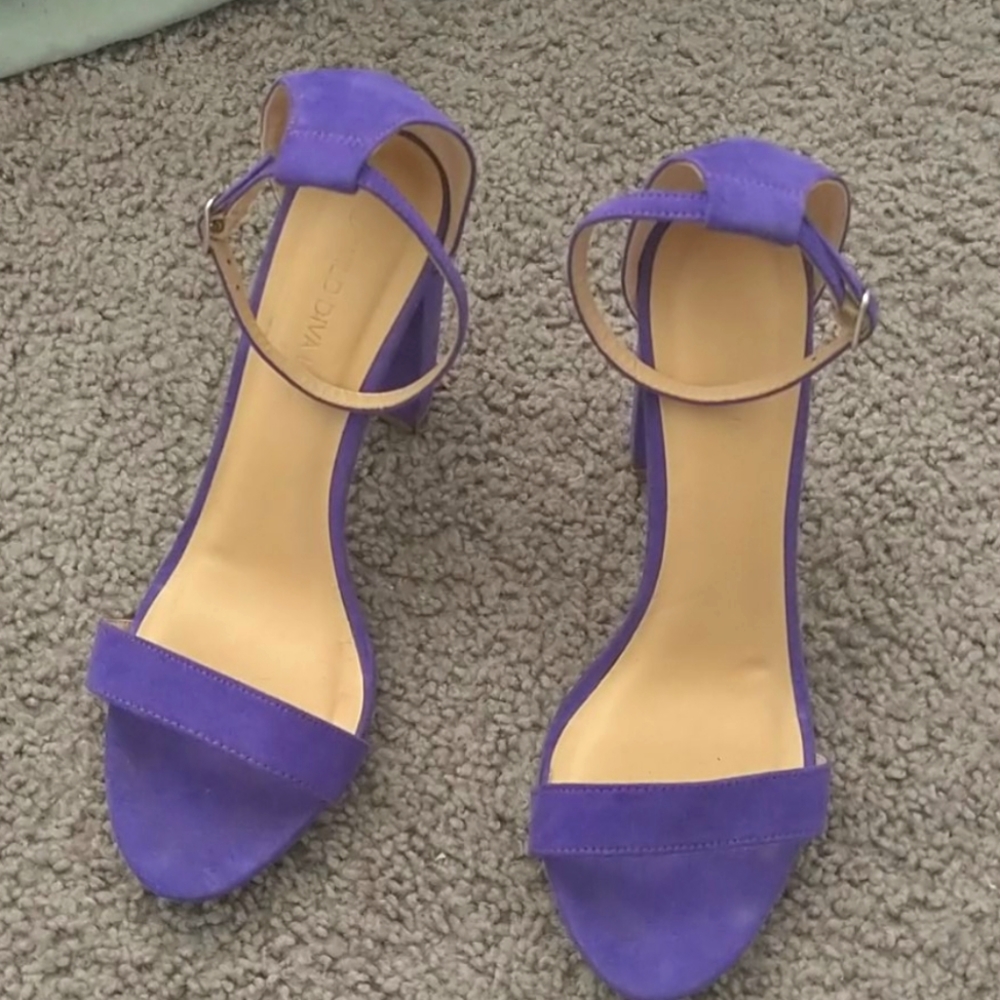 Wild Diva Lounge Purple Open Toe